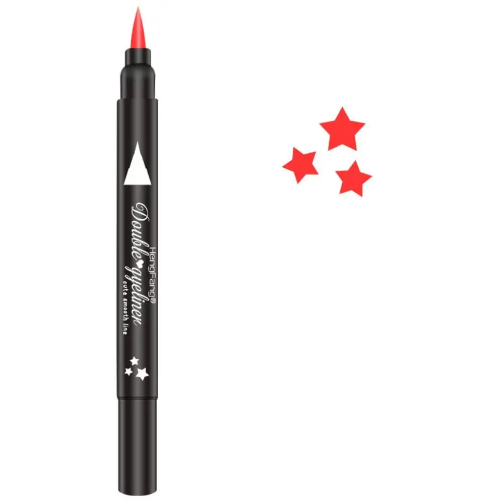 Heart/Moon/Star Designs Moonlight Glam Eyeliner Pen Waterproof Sweatproof Tattoo Stamps Long-Lasting Smudge-Proof