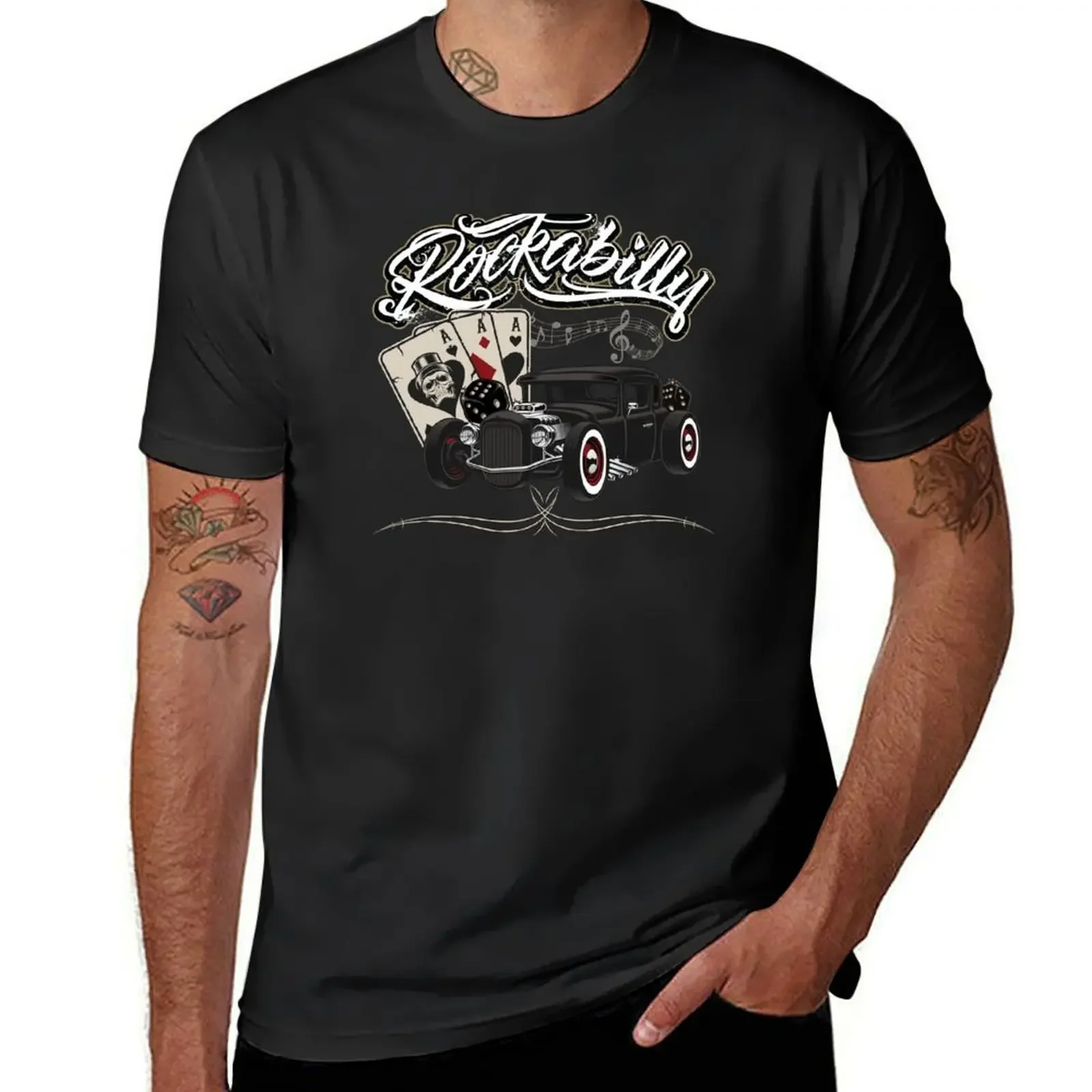 

Rockabilly Rockabillystyle Rock'n Roll T-Shirt hippie clothes aesthetic clothes anime t shirts shirts men