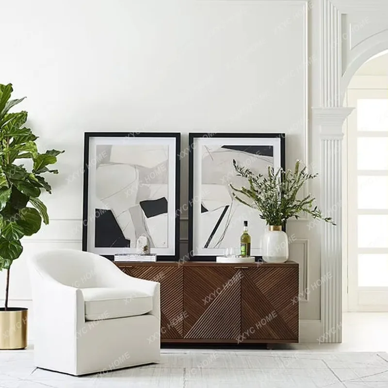 

Тумба-сервант из массива дерева в стиле ваби-саби, для хранения, чайный шкафчик