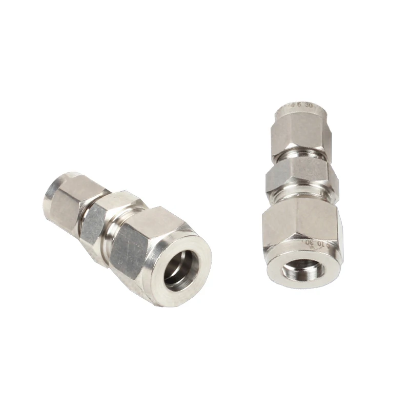 Stainless Steel Double Ferrule Reducer Fitting 3mm 6mm 8mm 10mm  Gas Circuit Hex Connection Adapter