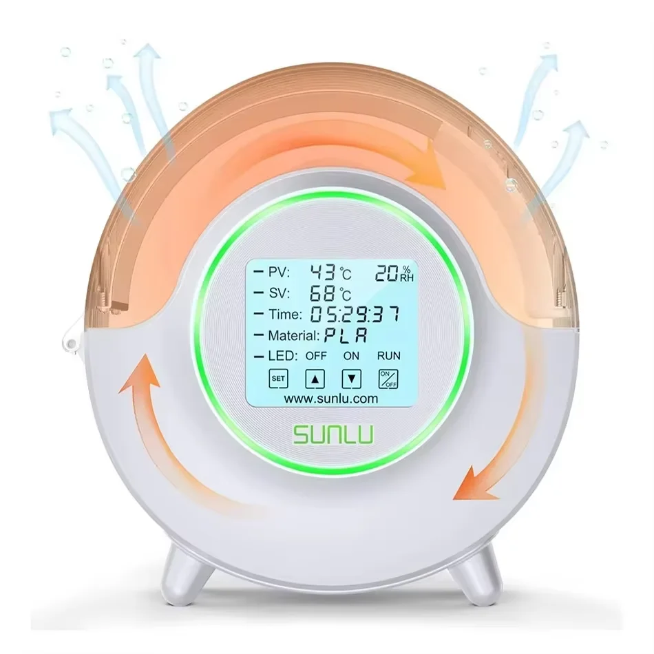 SUNLU S2 3Dプリンター用フィラメント乾燥ボックス 70°C