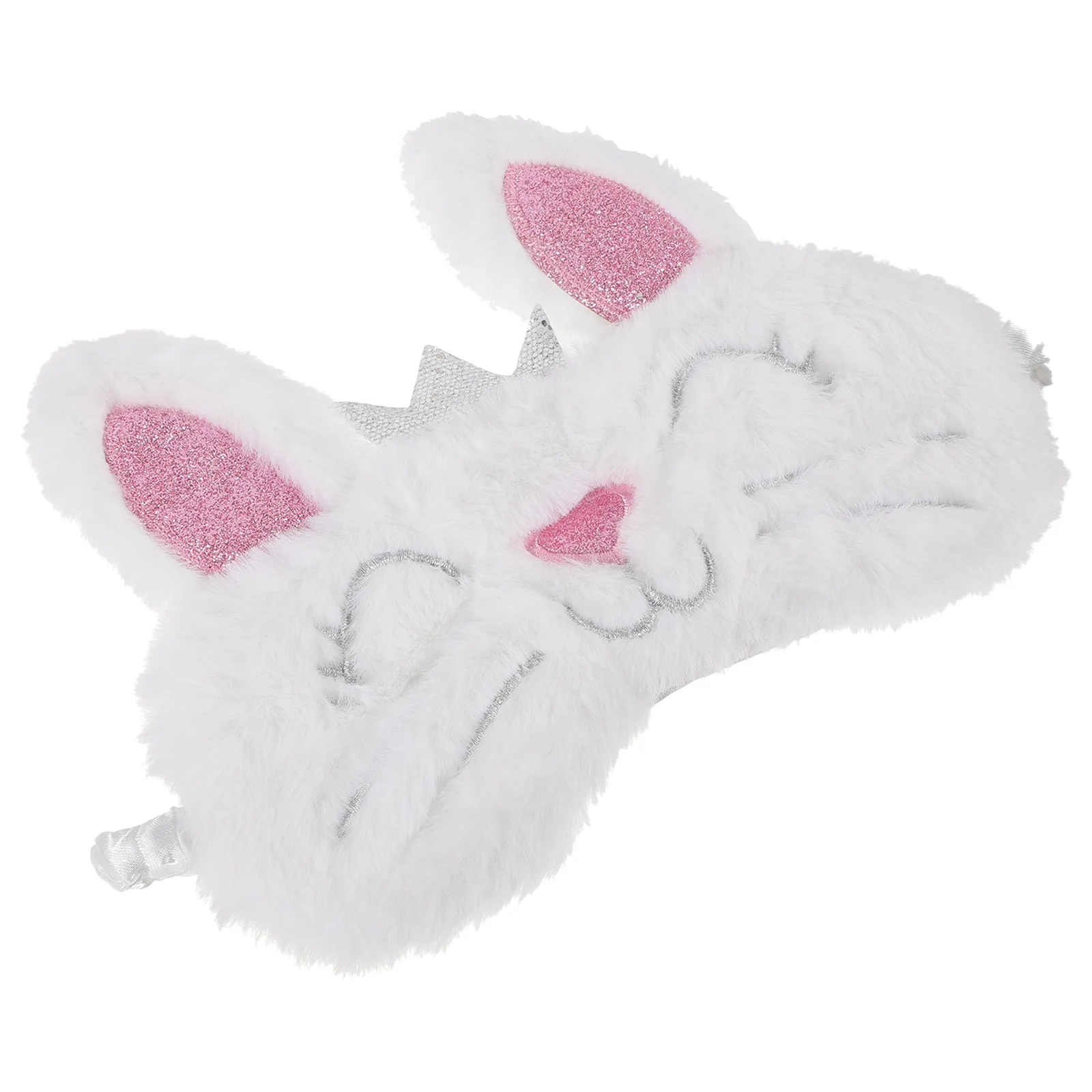 Plush Rabbit Eye Mask Cover Eyeshade for Girls Kids Blindfold Sleeping Masks Child