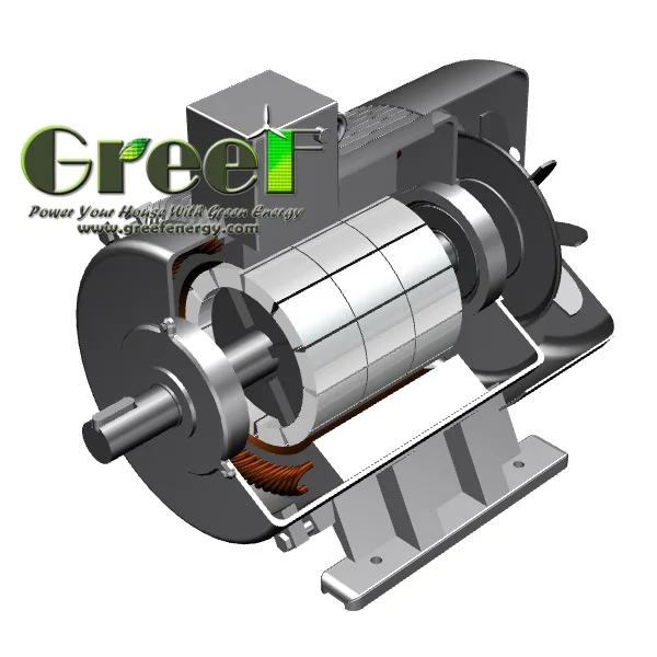 100kva 500kva 500 Rpm Permanent Magnet Generator Without Engine, Free Energy Generator 220V