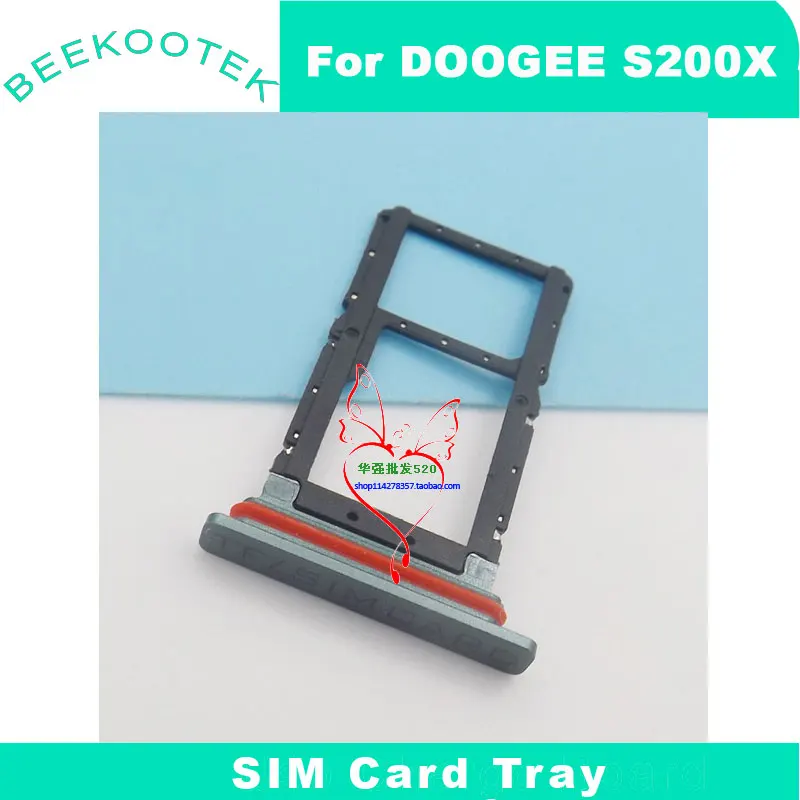 ใหม่ Original DOOGEE S200 X ถาดซิมการ์ด SIM TF ถาดใส่การ์ดอะแดปเตอร์อุปกรณ์เสริมสําหรับ DOOGEE S200X โทรศัพท์สมาร์ท