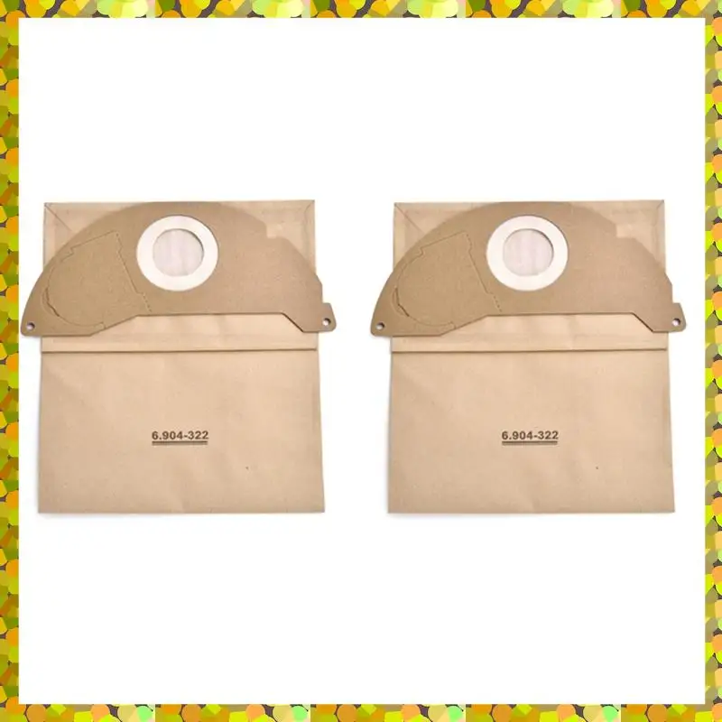 AGLH 20Pcs Vaccuum Filter Dust Bag Colletion Trash Bag 6.904-322.0 Vacuum Bags For Karcher A2004 WD2 Vacuum Cleaner Parts