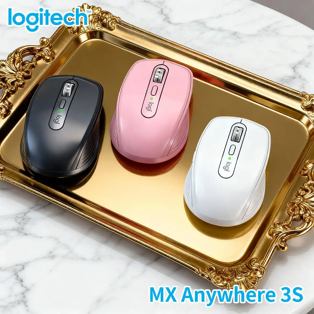 

Logitech MX Anywhere 3S Wireless Mouse for ThinkPad Business Trip Fast Charging