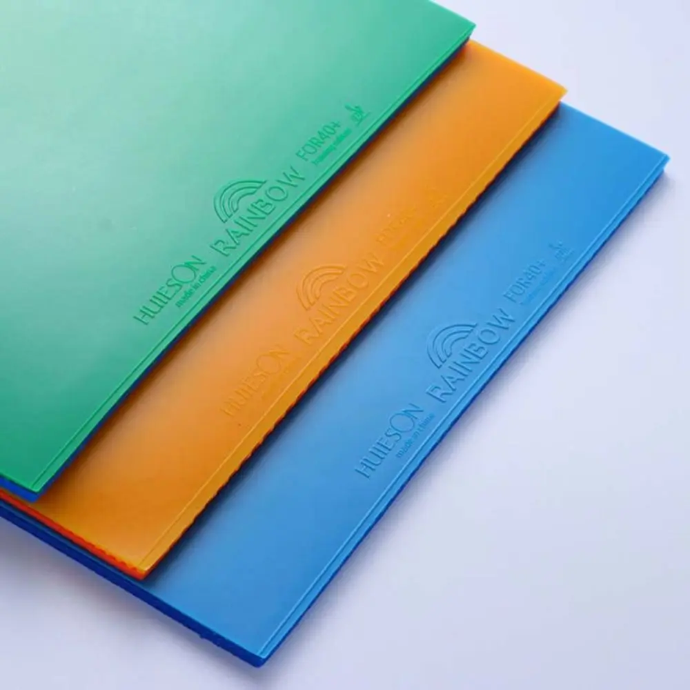 High Speed Table Tennis Rubber Sheet Quick Attack Rainbow Pong Rubber Ultra Spin 5 Colors Table Tennis Rubber