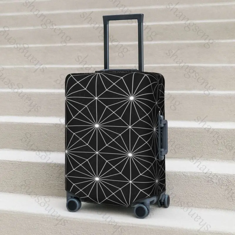 Geometric polygons Thicken Luggage Cover Elasticity Trolley dust cover Suitcase Protection Cover Suitcase Case Accessories