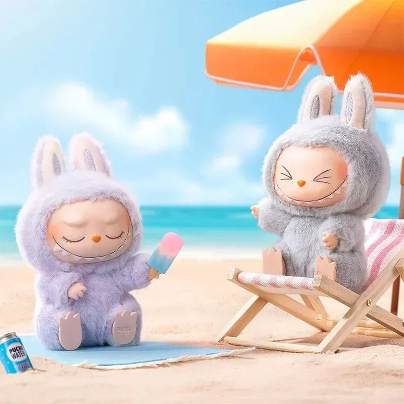 POP MART LABUBU THE MONSTERS - Have a Seat Series الفينيل القطيفة 100% الأصلي صندوق أعمى مفاجأة اللعب صندوق غامض لطيف أنيمي