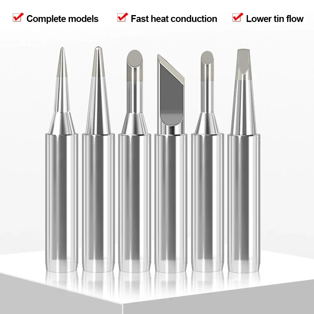 Lead-Free 900M-T Soldering Iron Inside Hot Bare Electric Soldering Iron Tip Tool Soldering Iron Head Set I+B+K+2.4D+3C