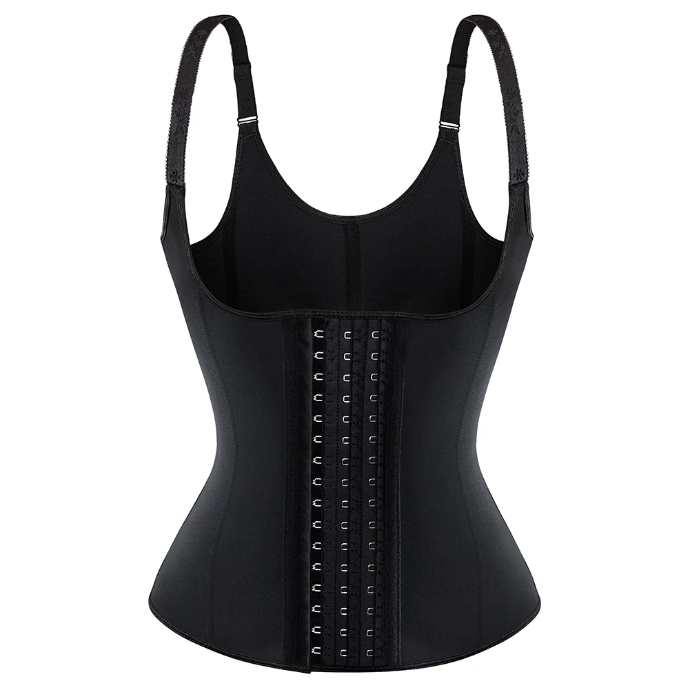 Corset 9 Steel Bones Latex Vest Waist Trainer Orthopedic Korset Slimming Belt Modeling Strap Shapers