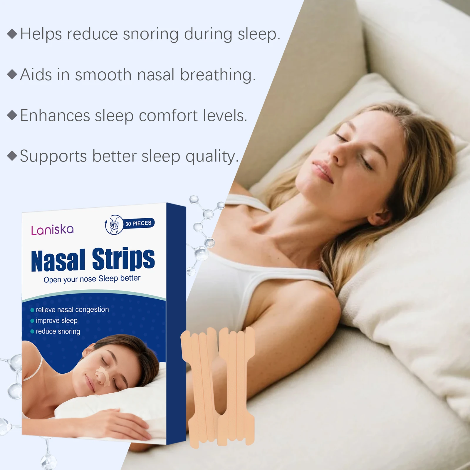 

Назальные полоски против храпа, уменьшающие храп, улучшают качество сна, наклейки-расширители носа, лучше дыхание, патчи для носа для сна