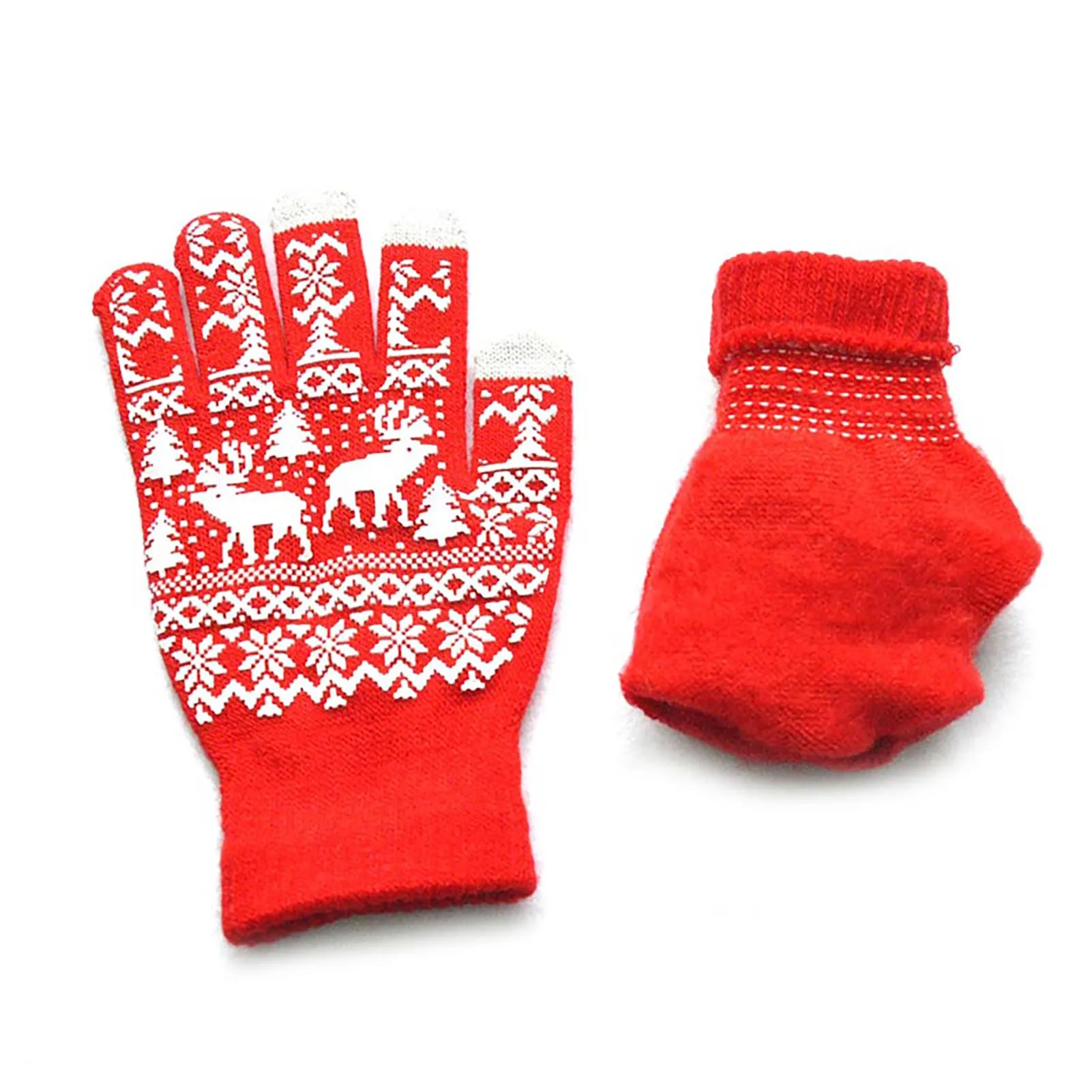 Comfortable Winter Warm Gloves Easy Matching Cold Weather Gloves Gift for Friends Colleague Families SNO88