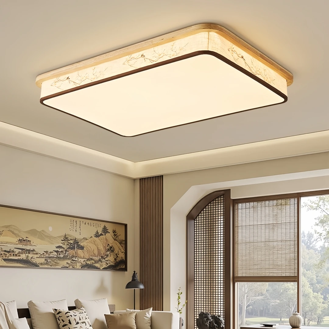 Vintage Oriental Style Flush Mount Ceiling Light for Living Room Bedroom Dining Room Kitchen Island Cafe Restaurant Home Decor