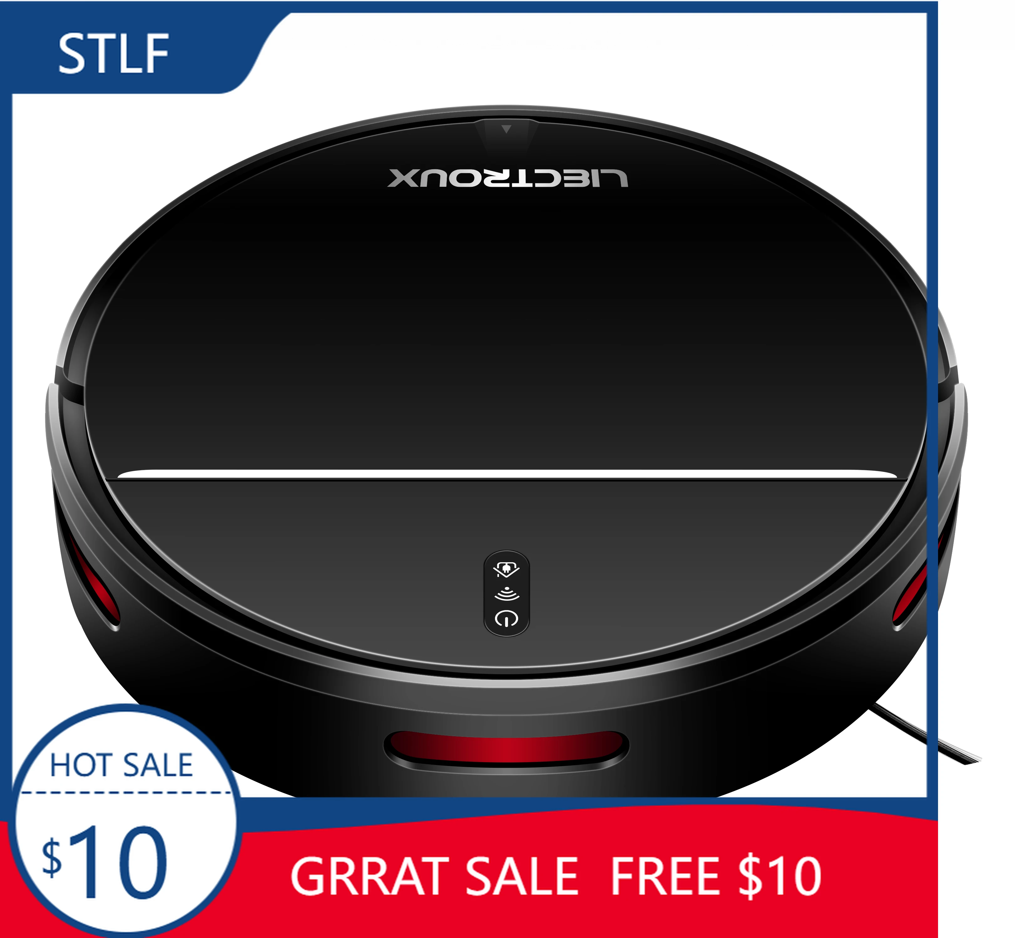 

STLF Robot Vacuum Cleaner LIECTROUX M7S PRO & Wet Mop Combo,Smart Mapping,WiFi App,Brushless Motor,Ideal for Pet Hair,Carpet,Flo