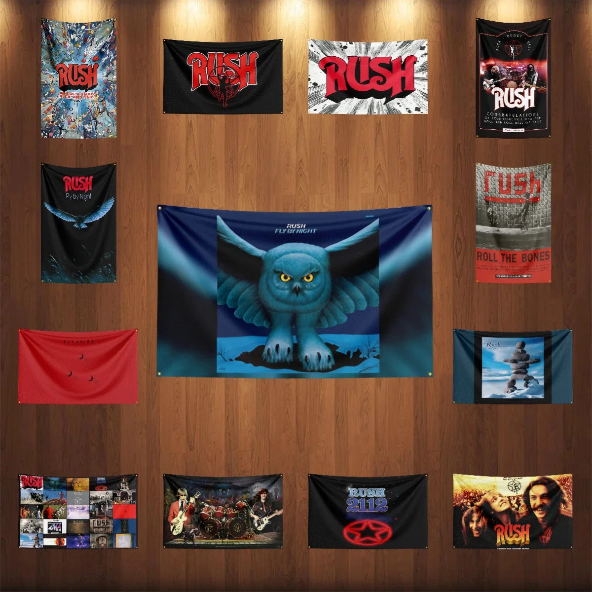3x5 Ft Heavy Rock Band R-Rushs Flag Polyester Digital Printing Banner for Bedroom Wall Art Out Door Tapestry Decora