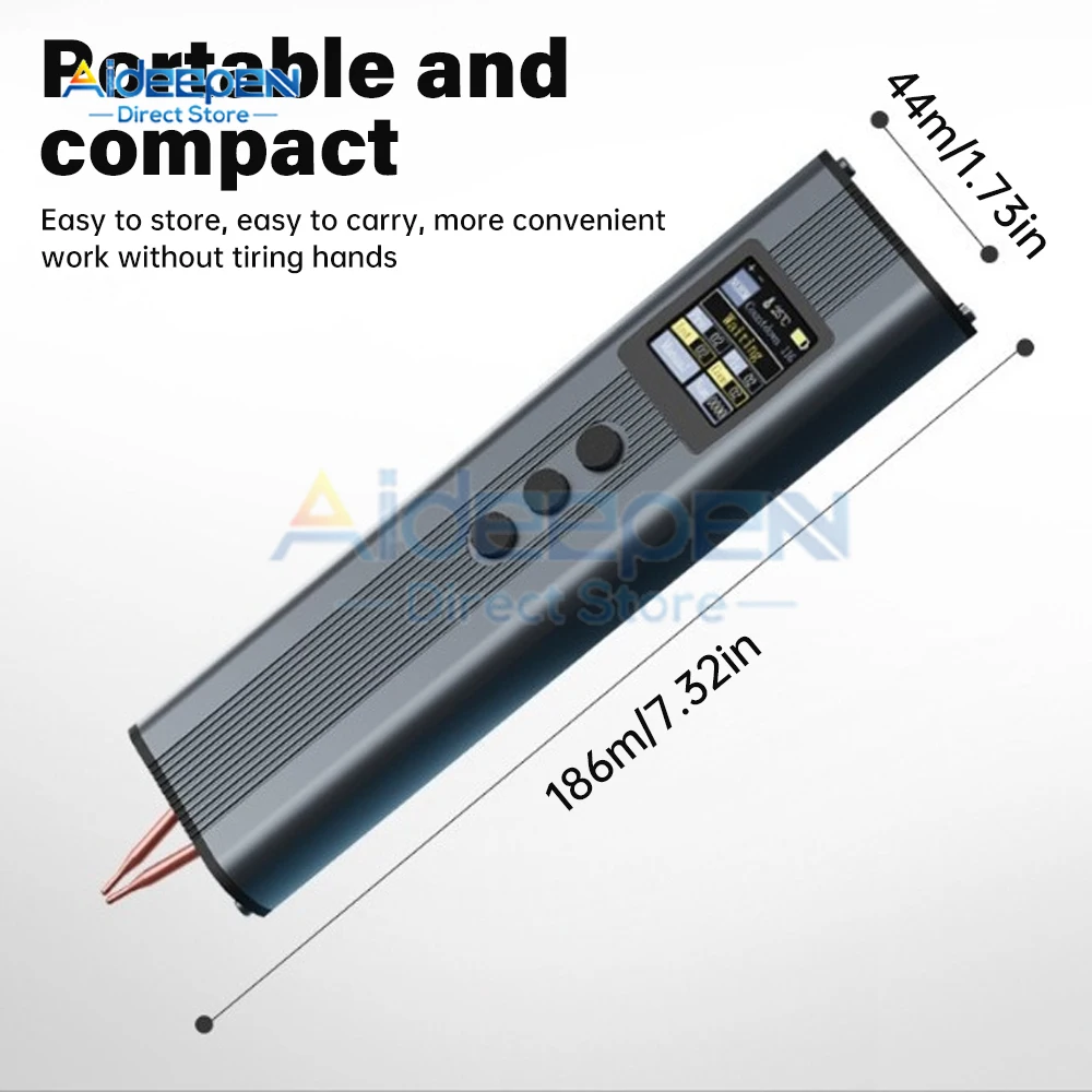 DIY Portable Handheld 11 Gears Battery Spot Welder Nickel Strip Nickel Belt Welding for 18650 Lithium Battery Automatic Manual