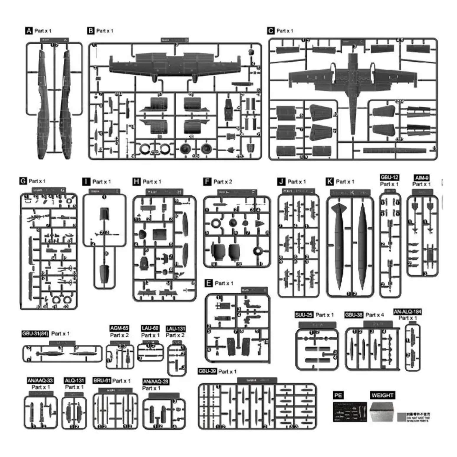 組み立てる攻撃航空機スケールモデルキット L7215 1:72 A-10C サンダーボルト II サポート by Great Wall Hobby