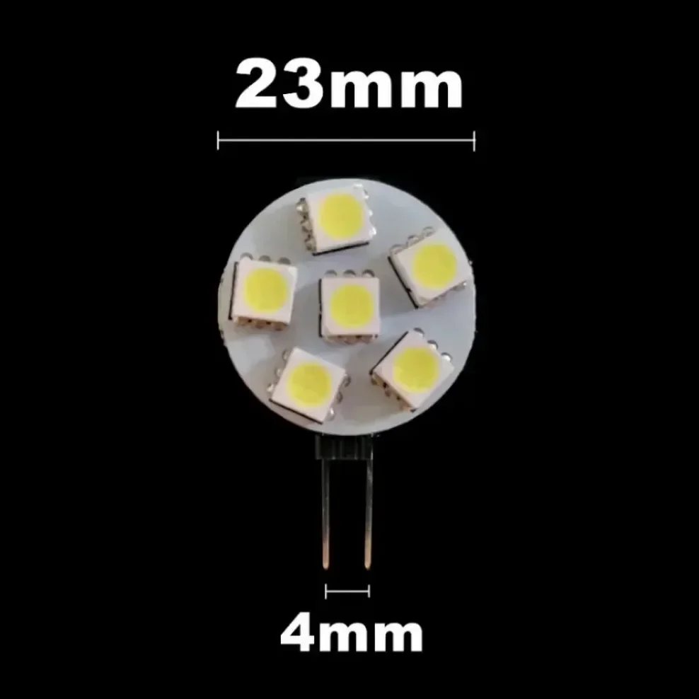 G4 LED Round Range Hood Bulb 12v SMD 5050 6/9/12/24 Leds LED Boat Light White / Warm White Bulb Lamp The Lowest Price