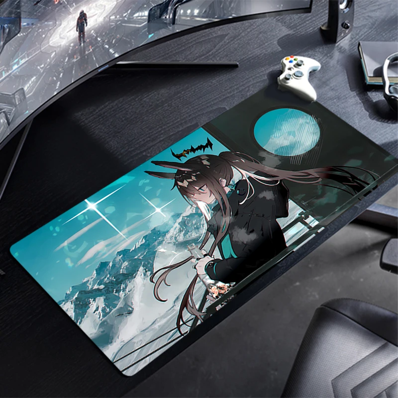 Mouse pad large Gaming Desk Mat Computer Keyboard desk pad Mats Non-slip rubber PC Game carpet Arknights Mousepads Pad table mat