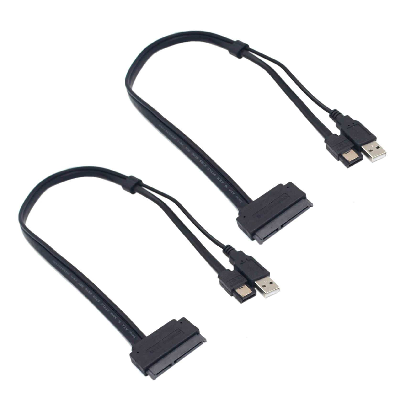 N34R-2X 2.5 Inch Hard Disk Drive SATA 22Pin To ESATA Data USB Powered Cable Adapter For Optimized For SSD, Support UASP SATA