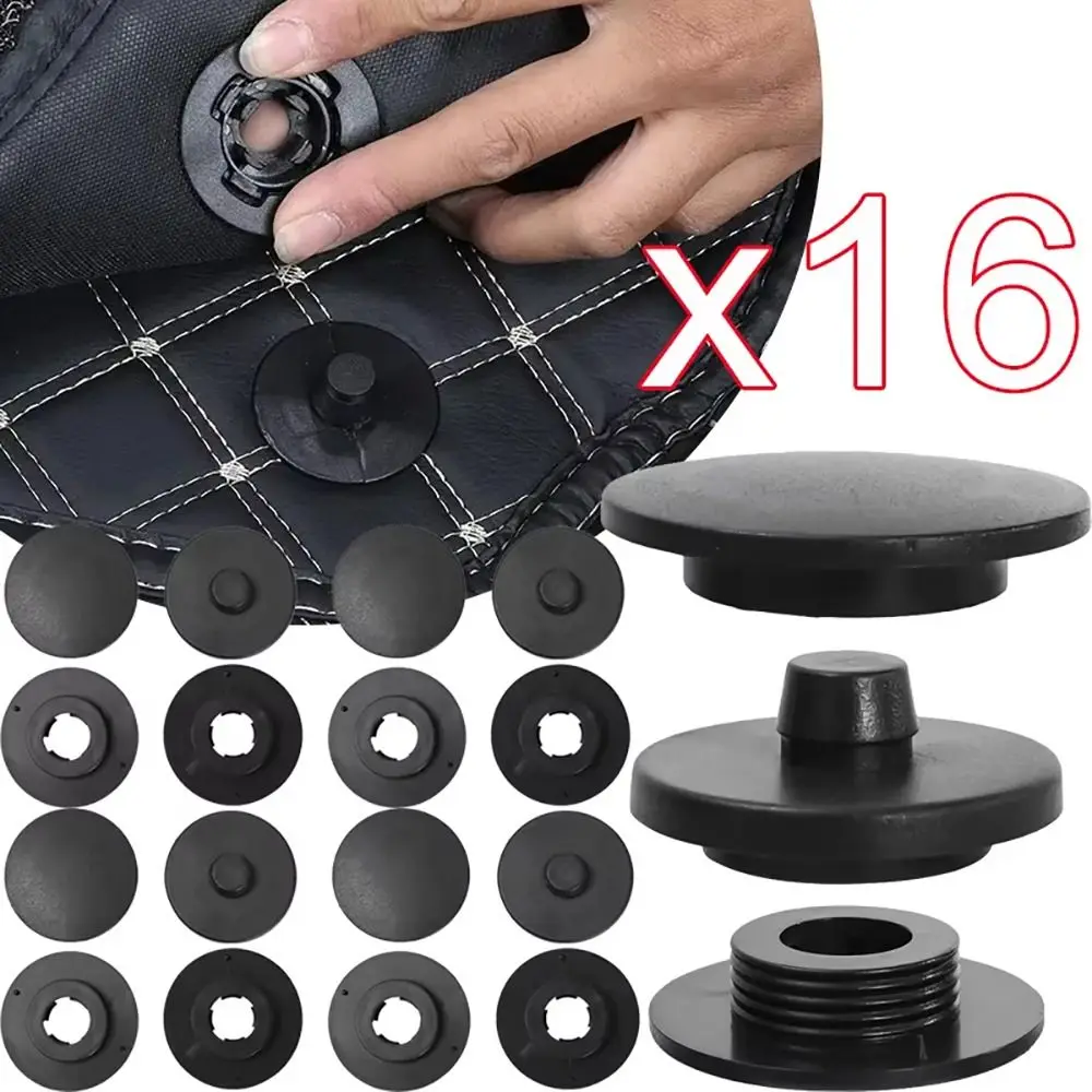 8Sets 4Pcs/Set Car Interior Accessories Floor Mat Fixing Clip Anti-Skid Double Layer Arpet Fixing Buckle 41mm Universal