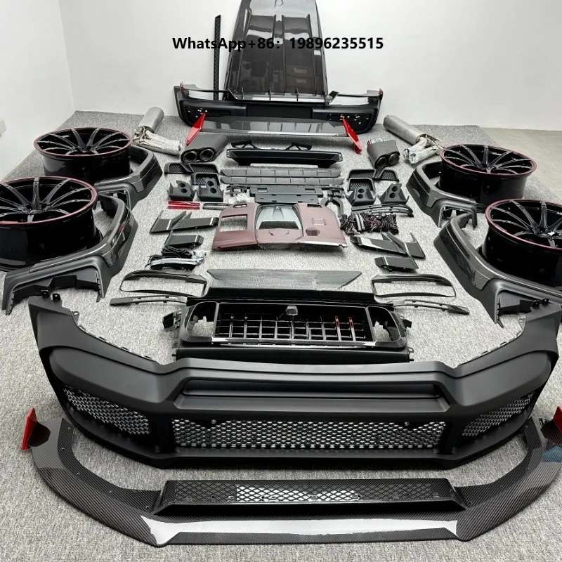 For W464 G63 Rocket B900 Body Kit Dry Carbon Fiber Exterior Car Accessories for Class G63 G500 G550 2019-2024
