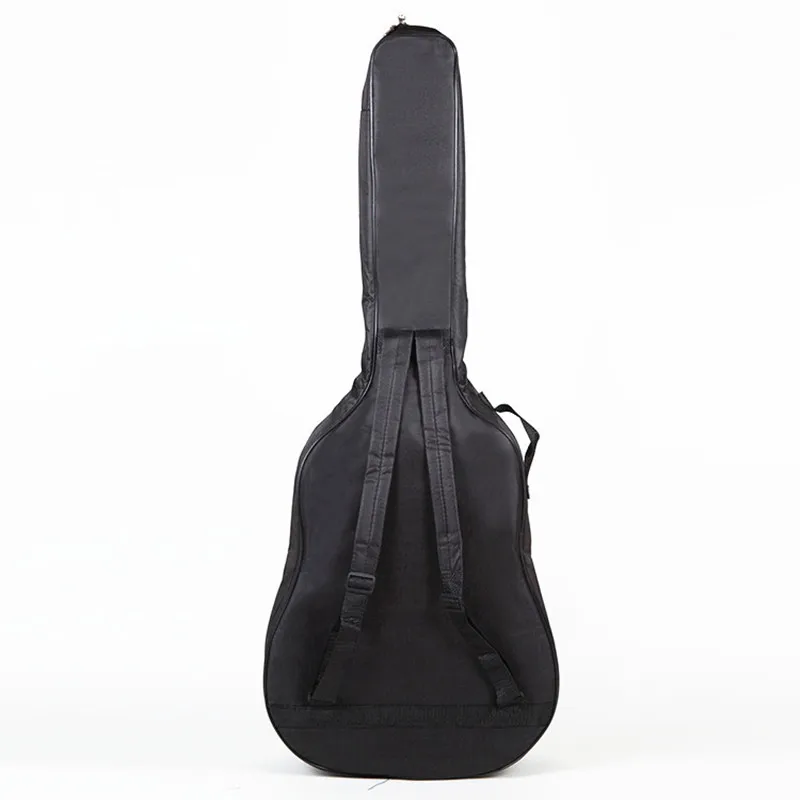 40/41 Inch Acoustic Guitar Bag Double Strap Waterproof Cotton Padded Black 40\