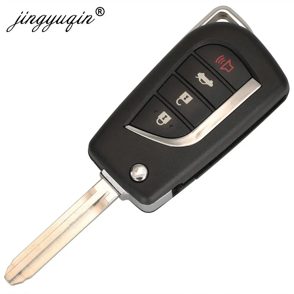 jingyuqin Upgrade Flip HyQ12BBY Car Key Remote Fob 314.4Mhz 4D67 /G Chip For Toyota Camry Avalon Corolla Matrix RAV4 Venza Yari