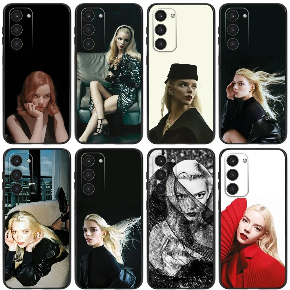 A-Anya Taylor-Joy Phone Case For Samsung Galaxy A20,A21s,A22,A31,A32,A52,A53,A72,73,A80,A91 Soft Liquid Silicone Black Cover