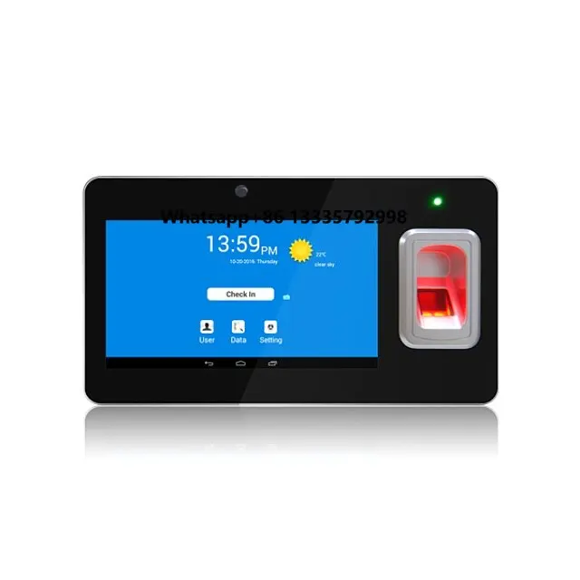 

GPS/wifi/TCP/IP Biometric Reader Android Fingerprint Time Attendance Machine with Battery