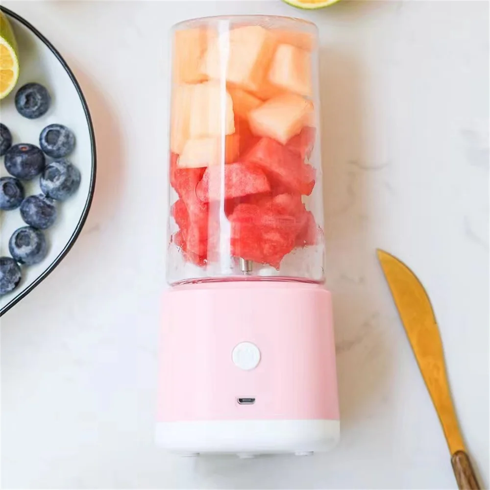 1/2PCS Juicer Wireless Portable Juicer Portable Juicer Fine Taste Full Power Fruit Plastic Convenient Cleaning