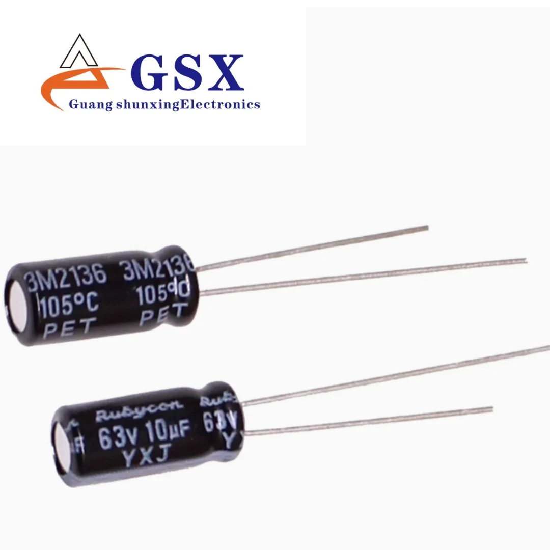 

10 шт. оригинальный алюминиевый электролитический конденсатор 63v10uf 5*11 японский Ruby YXF