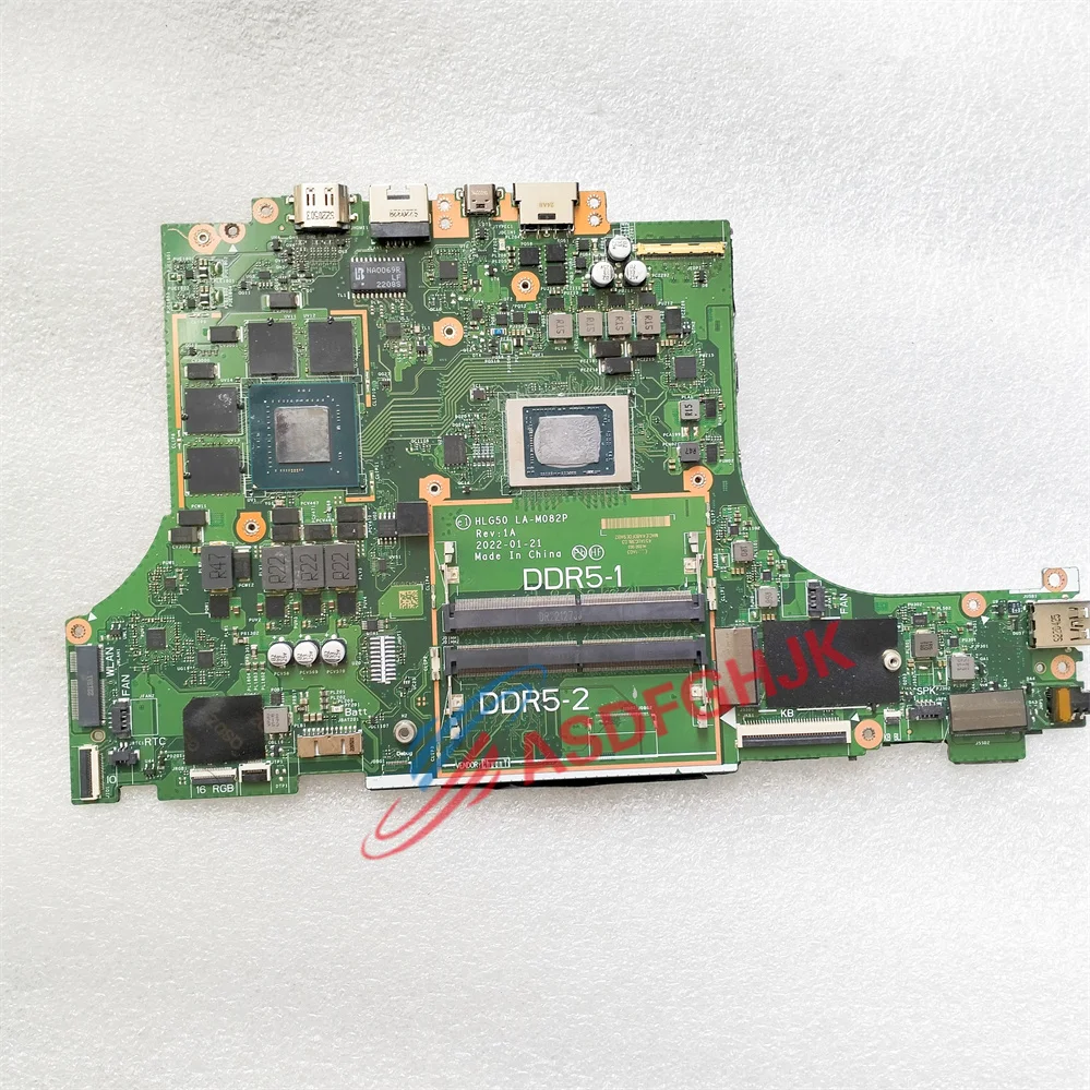 For Lenovo Ideapad Gaming 3-15ARH7 3 16ARH7 Motherboard R7-5800H HLG50 LA-M082P TEST OK