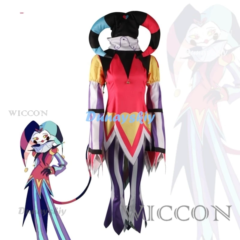 

New Fashion Fizzarolli Cosplay Costume Jumpsuit Tail Hat Women Dress Clothes Anime Roleplay Swimsuit Outfit Halloween Party Suit