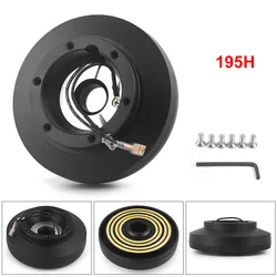 Racing Car Steering Wheel Mount Short Hub Adapter 195H Quick Release Kit For Mercedes Benz 1976-1995