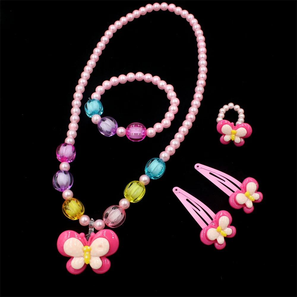 Charming Handcrafted Beaded Jewelry Set for Girls
