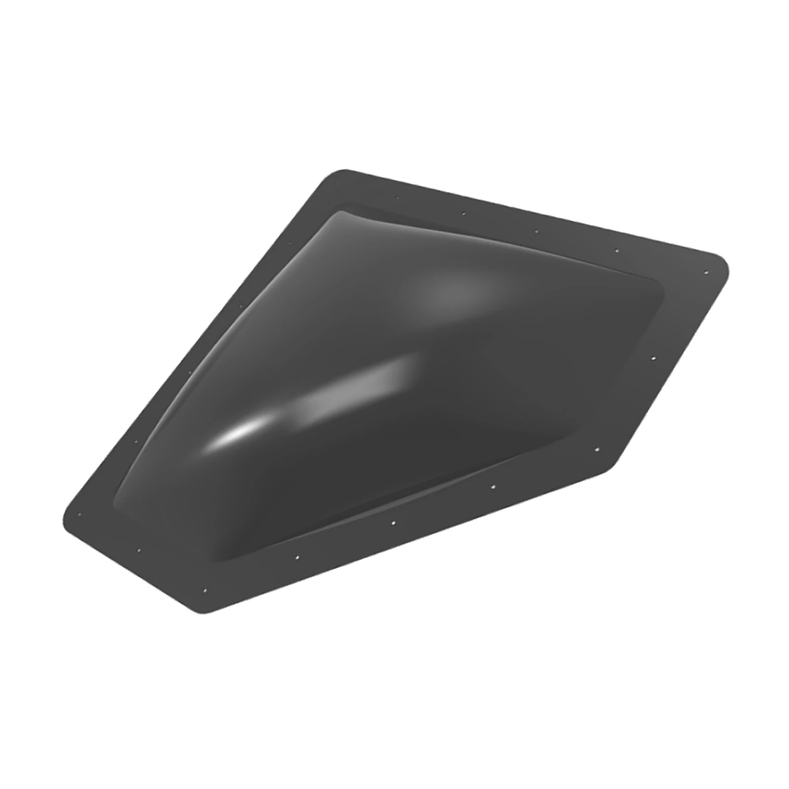 غطاء بديل كوة RV مقاس 24 × 11 بوصة، غطاء كوة RV لتركيب السقف، للمركبات الترفيهية، المعسكر، مقطورات السفر، أسود #4