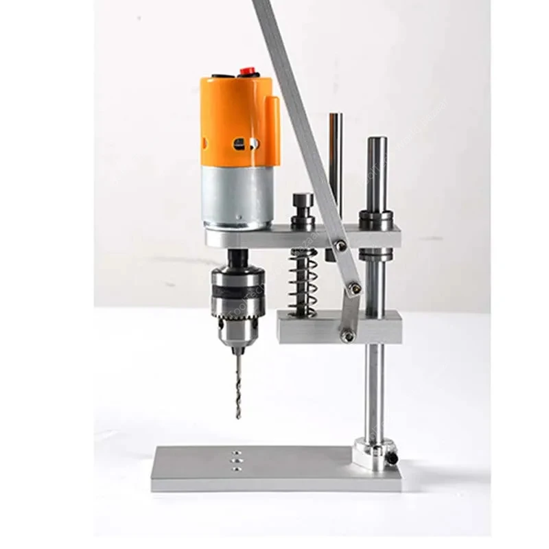 

Benchtop Drill Press High Precision PCB Drilling Machine Woodworking Drilling Home DIY Desktop Mini Drill for Wooden Jade