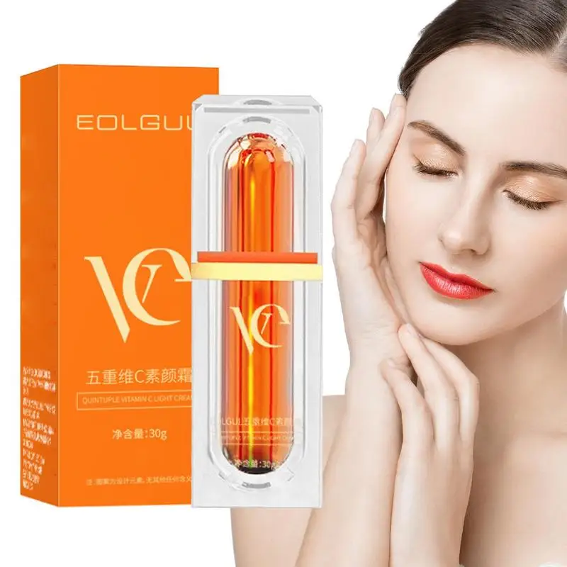 Vitamin C Brightening Cream Moisturizing Isolation And Concealer Lazy No-makeup Cream Multi-Purpose Face Care Supplies For Women