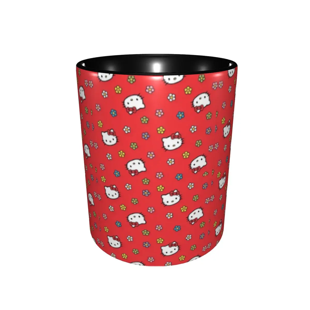 Sanrio Hello Kitty Red Flower Accessories Coffee Mug Novelty Cup Gifts