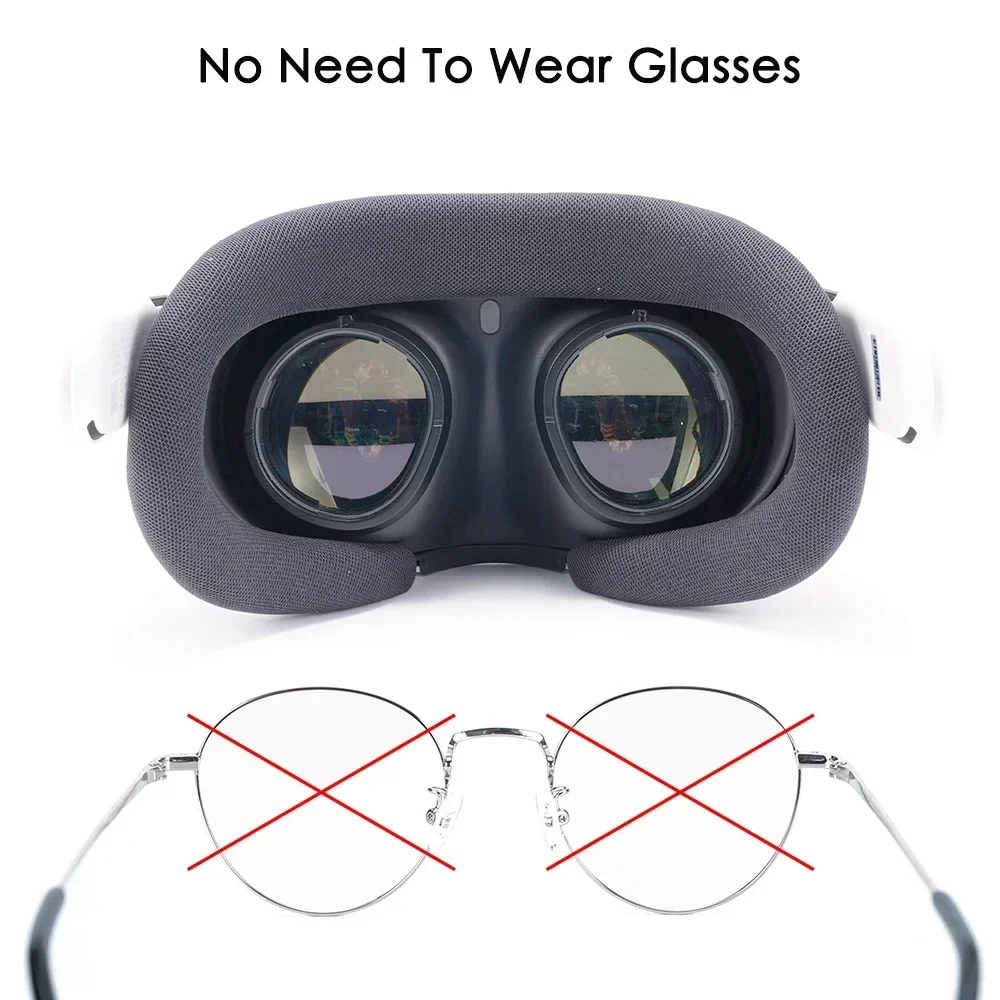 Für Quest 3 Objektiv Myopie Anti-Blau Anti-Glare Gläser Magnetische Brillen Rahmen VR Rezept Linsen Für Meta Quest 3 zubehör