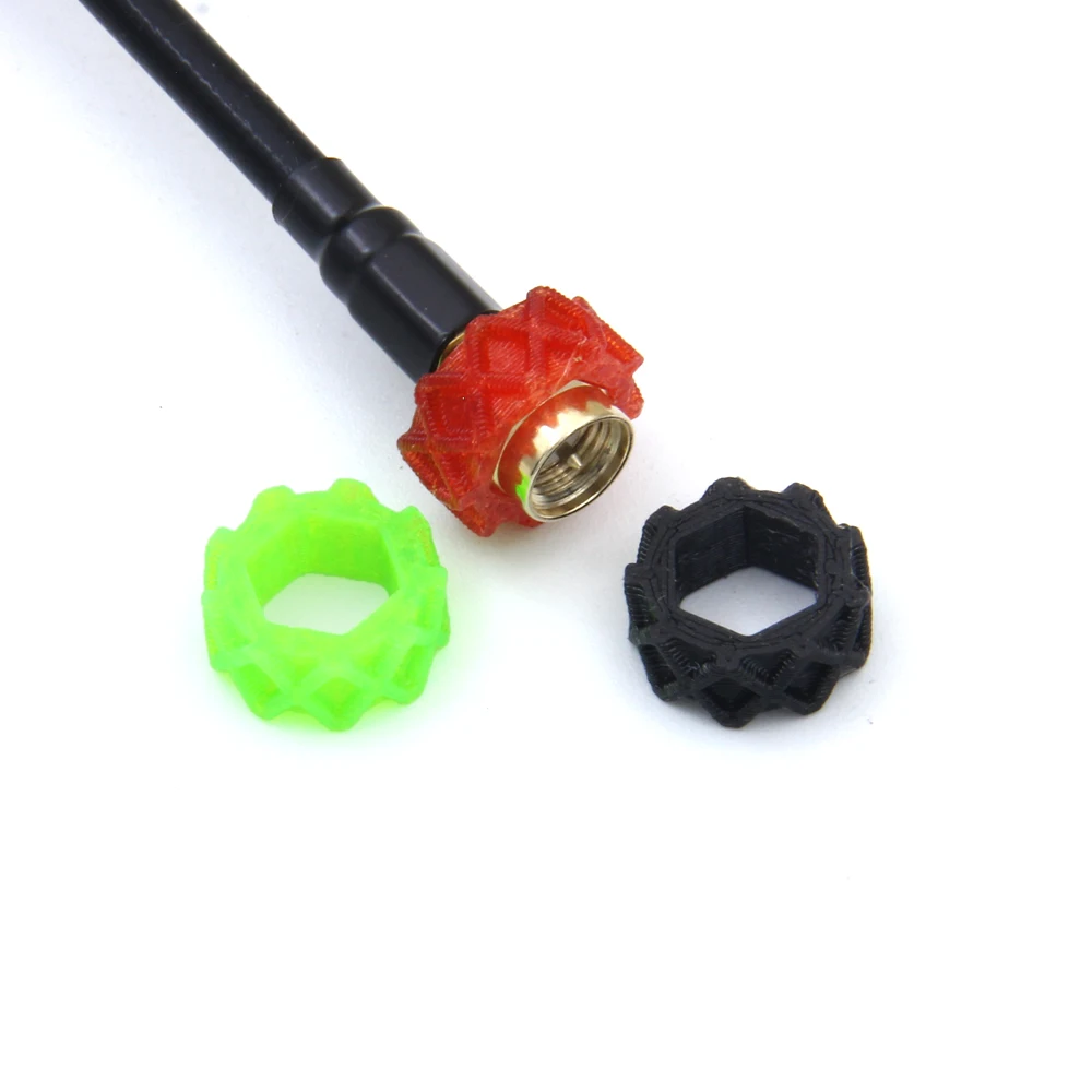 3D Printed Mini SMA Antenna Anti Skid Wrench Tightening Nut Ring Anti-loose Handwheel Wrench for DIY FPV Racing Drone Quadcopter