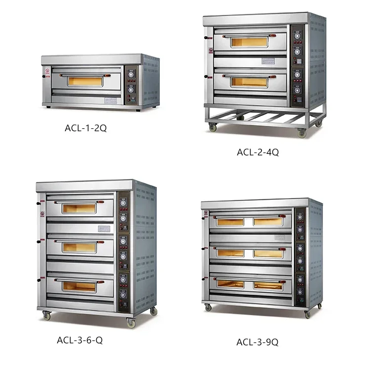 High Quality Commercial Automatic Electric Bakery Oven 1/2/3 Deck Pita Bread & Bread Oven