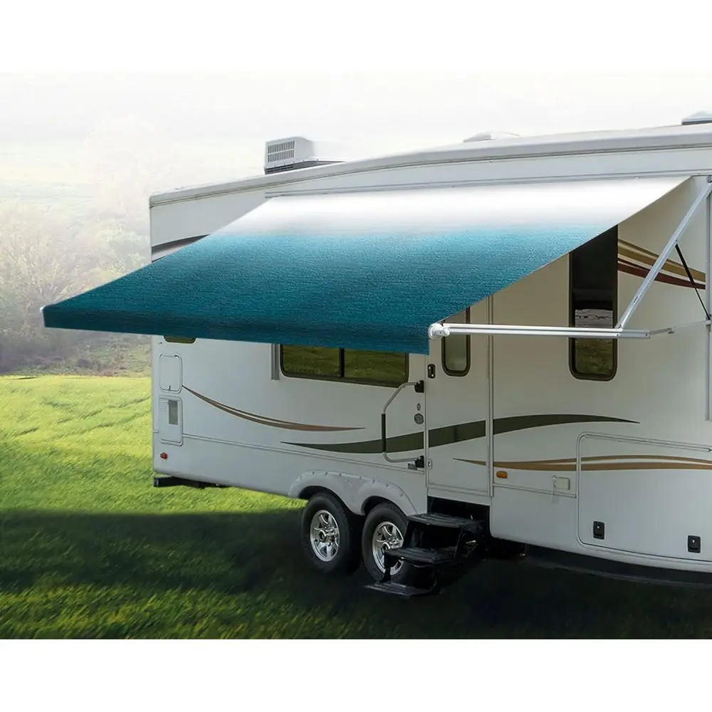 استبدال قماش المظلة RV |   خيارات العرض من 8 إلى 22 قدم |   مجموعة متنوعة من خيارات الألوان |   استبدال المظلة RV بطول 8 بوصة (96 بوصة).