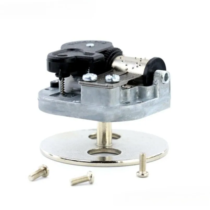 18 Tone Alloy Rotating Wind Up Music Box Movement Mechanism Part DIY Gift Toy