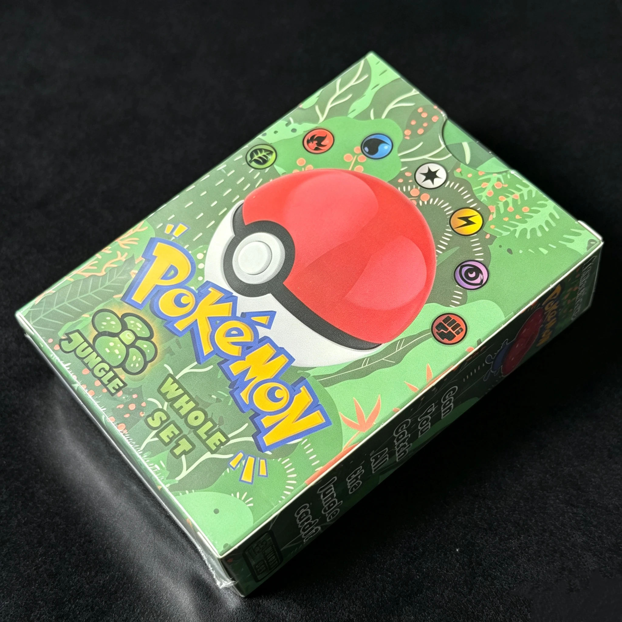 64PCS/Whole Set PKM English PTCG Jungle Proxy Game Cards Snorlax Jolteon Flareon Scyther Pidgeot Vaporeon Victreebel  Nidoqueen