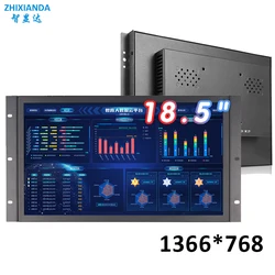 18.5 Inch Industrial Touch Screen Monitor 1366*768  Metal Case Open Frame Resistive/Capacitive LCD Display HDMI/VGA/USB/BNC/AV