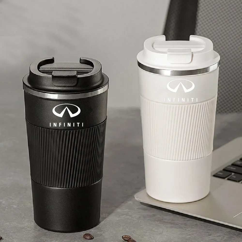 

510ml Stainless Steel Coffee Cup Thermal Mug For Infiniti Q50 Q60 IPL QX60 QX55 QX70 QX50 QX30 Q30 QX80 Q70 G37 JX35 Car supplie