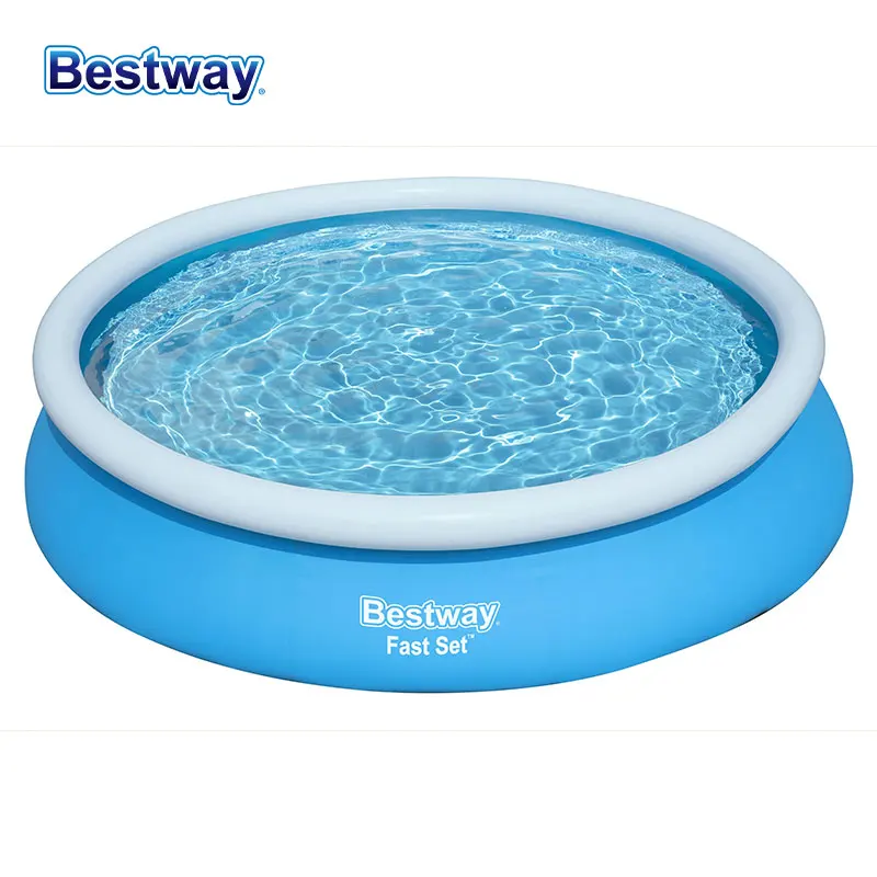 ชุดสระน้ำทรงสี่เหลี่ยมคางหมู Bestway 57274 Fast Set ขนาด 12' x 30 นิ้ว / 3.66 ม. x 76 ซม. + ปั๊มกรองมาตรฐานเยอรมัน รุ่น 58381GS(H1)